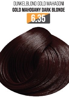 Vopsea Profesionala Fara Amoniac EVOQUE USA, Nuanta 6.35 GOLD MAHOGANI DARK BLONDE ,   Cu Ulei de Argan si 12 Aminoacizi, 100 ml - Evoque