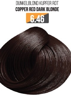 Vopsea Profesionala Fara Amoniac EVOQUE USA, Nuanta 6.46 COPPER RED DARK BLONDE ,   Cu Ulei de Argan si 12 Aminoacizi, 100 ml - Evoque