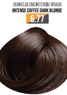 Vopsea Profesionala Fara Amoniac EVOQUE USA, Nuanta 6.77 INTENSE COFFEE DARK BLONDE ,   Cu Ulei de Argan si 12 Aminoacizi, 100 ml - Evoque