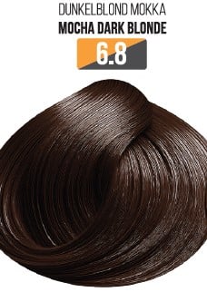 Vopsea Profesionala Fara Amoniac EVOQUE USA, Nuanta 6.8 MOCHA DARK BLONDE ,   Cu Ulei de Argan si 12 Aminoacizi, 100 ml - Evoque