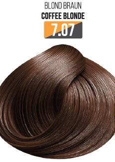 Vopsea Profesionala Fara Amoniac EVOQUE USA, Nuanta 7.07 COFFEE BLONDE ,   Cu Ulei de Argan si 12 Aminoacizi, 100 ml - Evoque