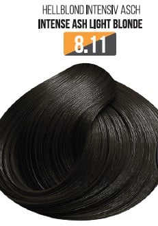 Vopsea Profesionala Fara Amoniac EVOQUE USA, Nuanta 8.11 INTENSE ASH LIGHT BLONDE ,   Cu Ulei de Argan si 12 Aminoacizi, 100 ml - Evoque