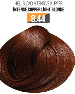 Vopsea Profesionala Fara Amoniac EVOQUE USA, Nuanta 8.44 INTENSE COPPER LIGHT BLONDE ,   Cu Ulei de Argan si 12 Aminoacizi, 100 ml - Evoque