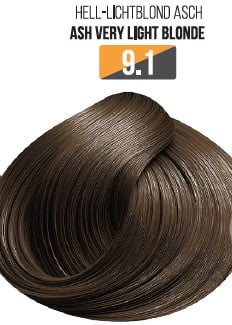 Vopsea Profesionala Fara Amoniac EVOQUE USA, Nuanta 9.1 ASH VERY LIGHT BLONDE ,   Cu Ulei de Argan si 12 Aminoacizi, 100 ml - Evoque