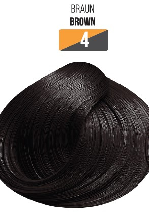 Culoare Par - Vopsea Profesională Permanentă cu Amoniac Redus EVOQUE Milk Therapy 4 Brown – Șaten Brun, 100 ml, Tehnologie Lipid Micro Emulsion