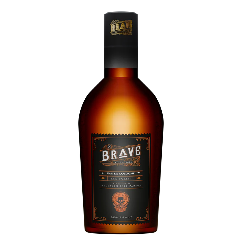 After Shave Crema - Aftershave Cologne Brave Series EVOQUE USA Red Forest 200 ml