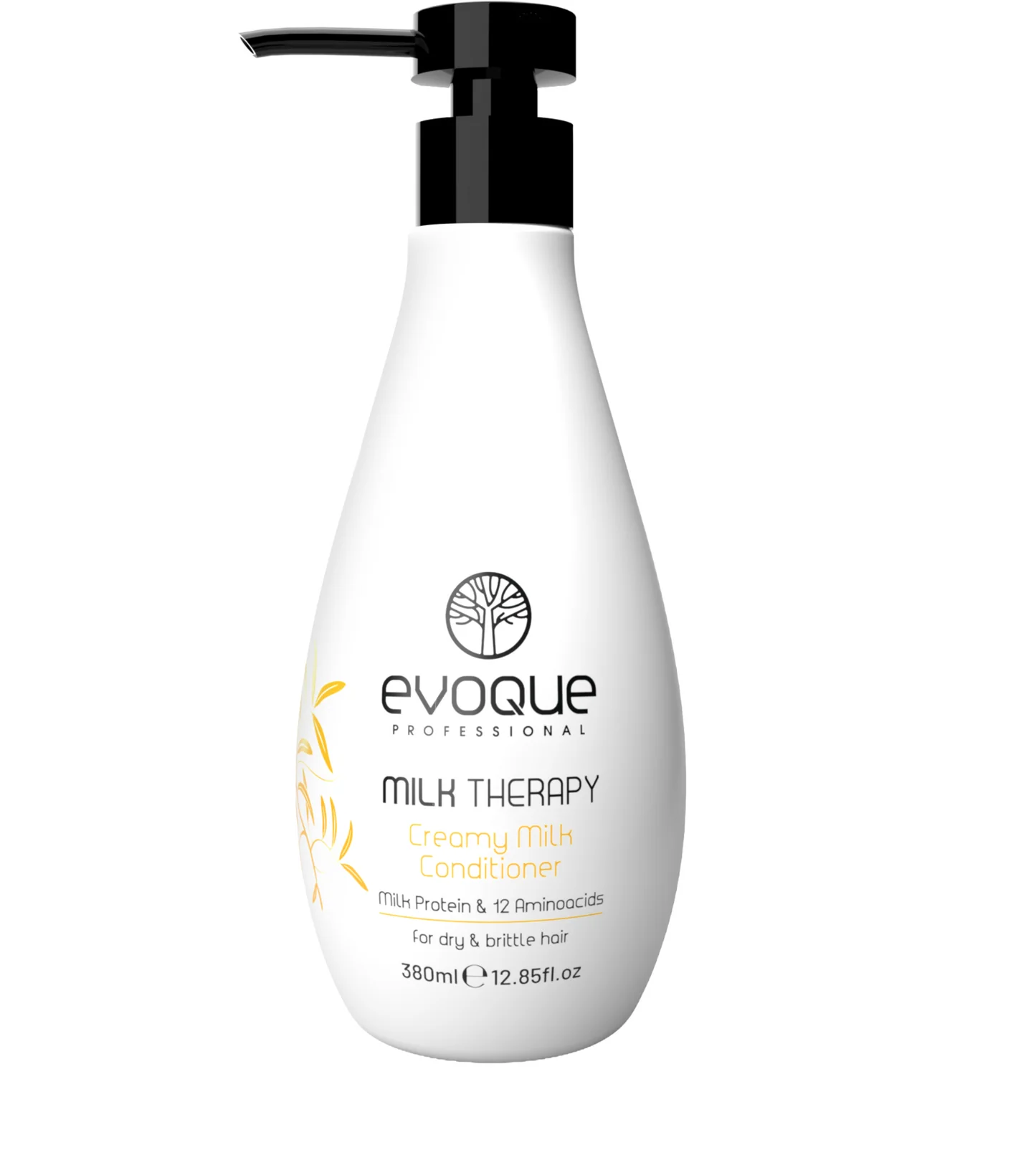 Balsam de Par - Balsam hidratant pentru par uscat si vopsit Evoque Professional Milk Therapy Hydrating Conditioner 380 ml