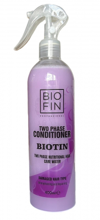 Barbati - Balsam Profesional, BIOTIN in 2 faze pentru Toate Tipurile de Par, BIOFIN, 400 ml