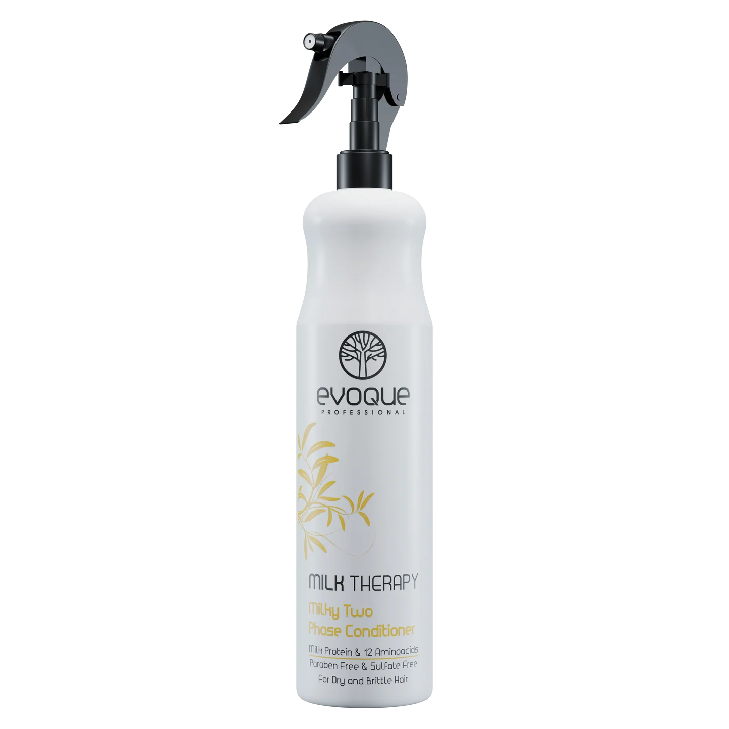 Balsam Profesional Fara Clatire EVOQUE Milk Therapy Two Phase Spray, 400ml – Cu Proteine din Lapte si 12 Aminoacizi Esentiali [1]