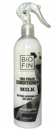 Milky - Balsam Profesional, MILK in 2 faze pentru Toate Tipurile de Par, BIOFIN,  400 ml