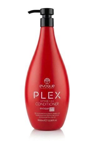 Ingrijire Par - Balsam Profesional Reparator EVOQUE USA PLEX Extreme S.O.S Conditioner, 1000 ml – Bond Repair, Keratină, Anti-Rupere pentru Păr Degradat și Decolorat