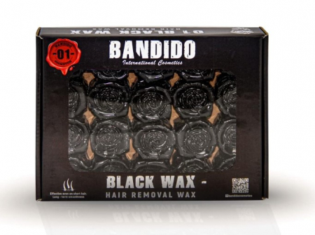 Pentru Barber Shopuri - Ceara de epilat Profesionala, BLACK BANDIDO, 500 g