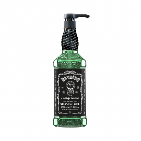 Gel de Ras - Gel De Ras Profesional, Pearly Green Exclusive, Bandido, 1000 ml