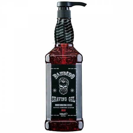 Gel de Ras - Gel de ras Profesional RED, BANDIDO Shaving Gel RED, 1000 ML