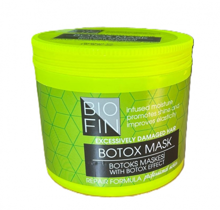 Ingrijire par - Masca de Par Profesionala cu Botox pentru Par Deteriorat, BIOFIN – 500 ml