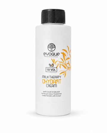 Oxidanti - Oxidant Cremă Profesional EVOQUE Milk Therapy 3% (10 Vol), 100 ml – Colorare Ton pe Ton și Intensificarea Culorii