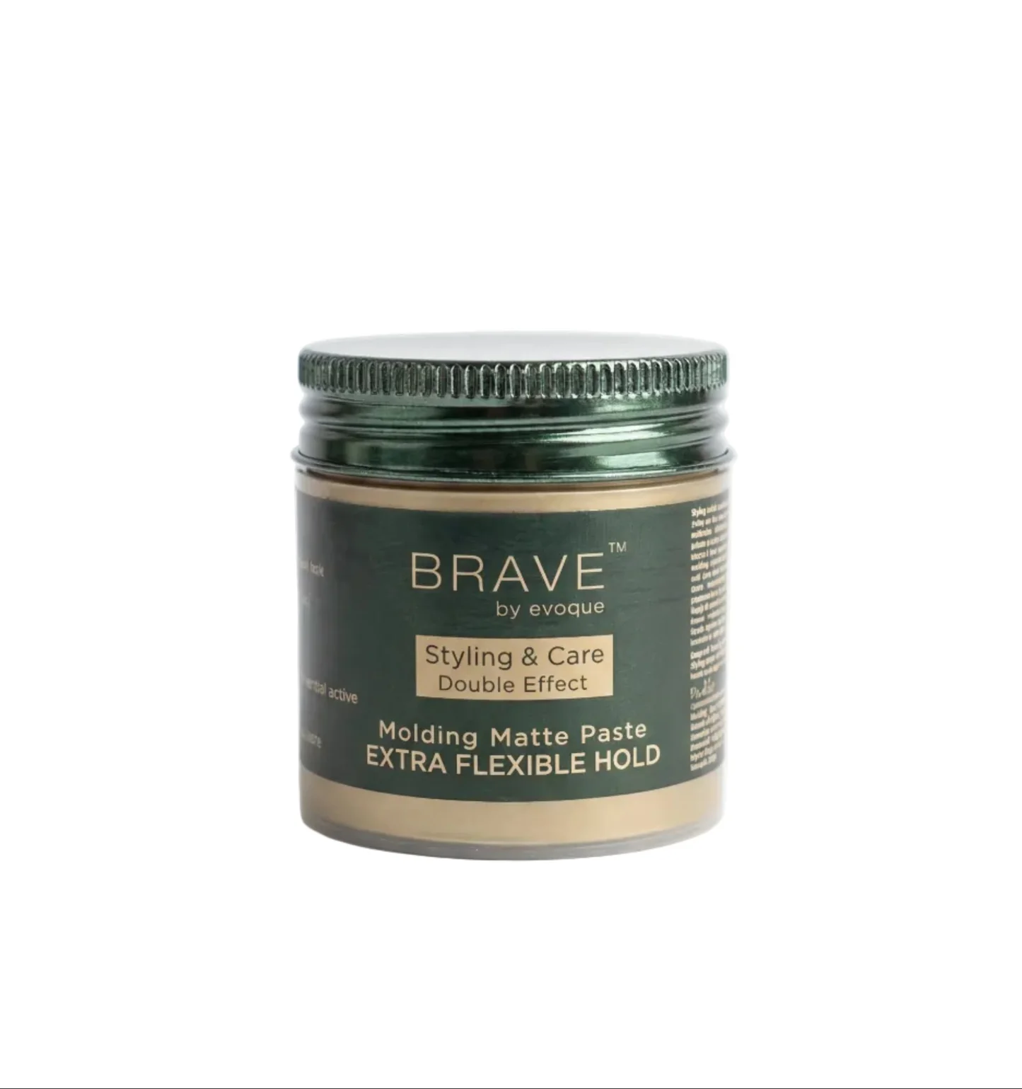 Ceara de Par - Pastă de păr mată Brave by Evoque Molding Matte – Extra Flexible Hold (100ml)