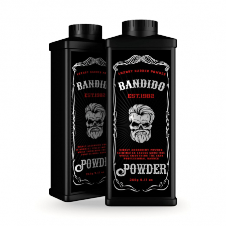 After Shave - Pudra de talc profesionala, Bandido - 260 GR