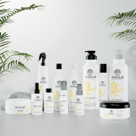 Serum Profesional Lichid pentru Par, EVOQUE Milk Therapy Silky Serum – Hidratare Intensa, Luciu si Elasticitate, Fara Sulfati si Parabeni [1]