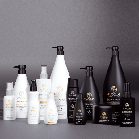 Spray PROFESIONAL reconstructiv cu keratina pentru par vopsit Evoque Smart Keratin 200 ml [1]