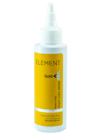Pigmenti direct colors - Vopsea de par Demipermanenta Profesionala ELEMENT Gold - 100 Ml