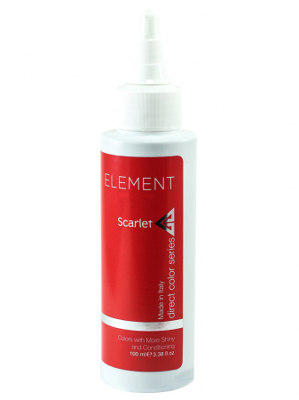 Pigmenti direct colors - Vopsea de par Demipermanenta Profesionala ELEMENT Scarlet - 100 Ml