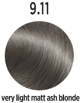 Vopsea Permanenta - Vopsea de par Profesionala ELEMENT 9.11 120 ml (2x60 ml), Very Light Matt Ash Blonde