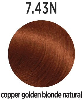 Vopsea - Vopsea de par Profesionala ELEMENT Cooper Golden Blonde Natural 7.43N - 100 ml