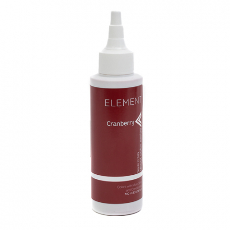 Pigmenti direct colors - Vopsea de par Demipermanenta Profesionala ELEMENT Cranberry- 100 Ml