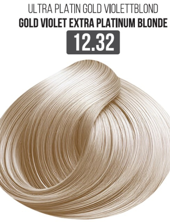 Vopsea - Vopsea Profesionala Cu Amoniac Redus EVOQUE Milk Therapy 100 ml – 12.32 Gold Violet Extra Platinum Blonde – Cu Tehnologie Lipid Micro Emulsion