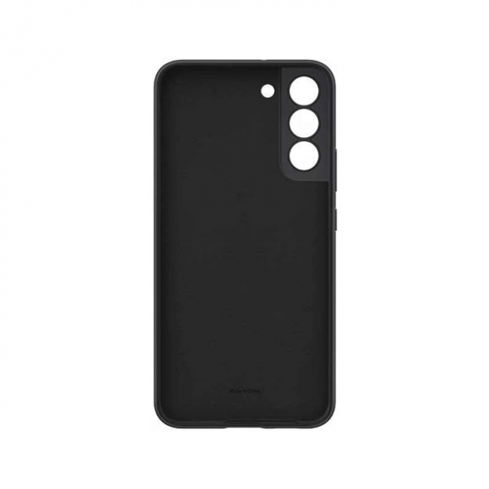 Husa protectie spate Samsung Silicone Cover pt Samsung Galaxy S22+, EF-PS906TBEGWW, black [4]