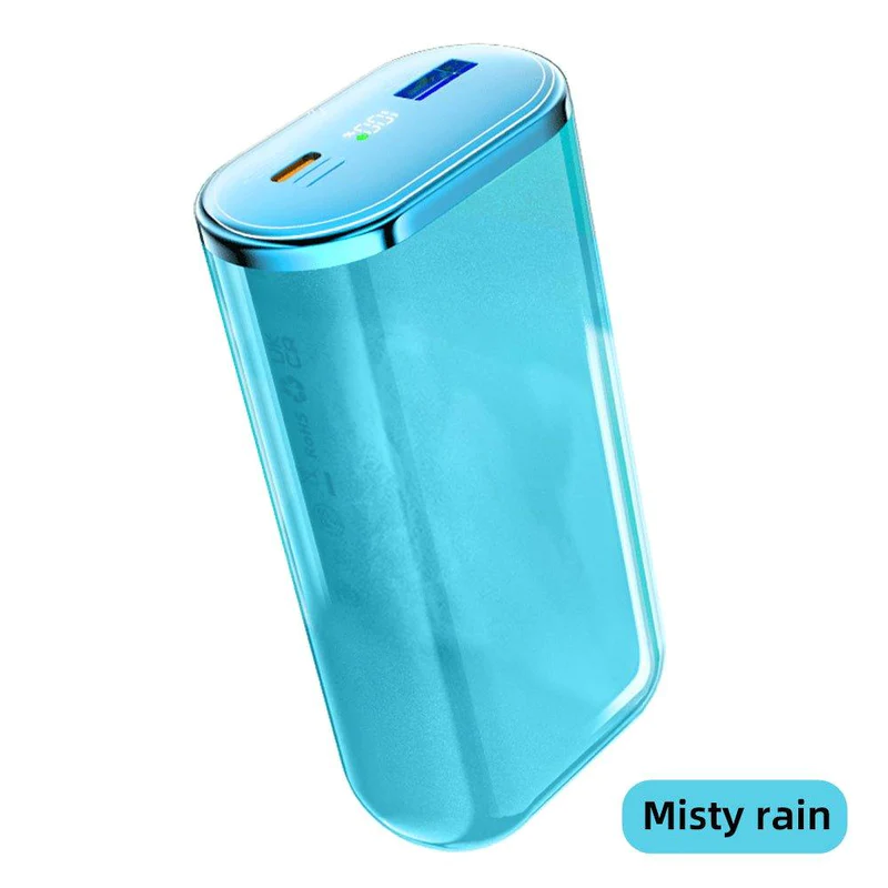 Acefast Sparkling Series stylish fluorescent power bank 10000mAh 22.5W USB-A / USB-C PD QC blue (M3-10000) [5]