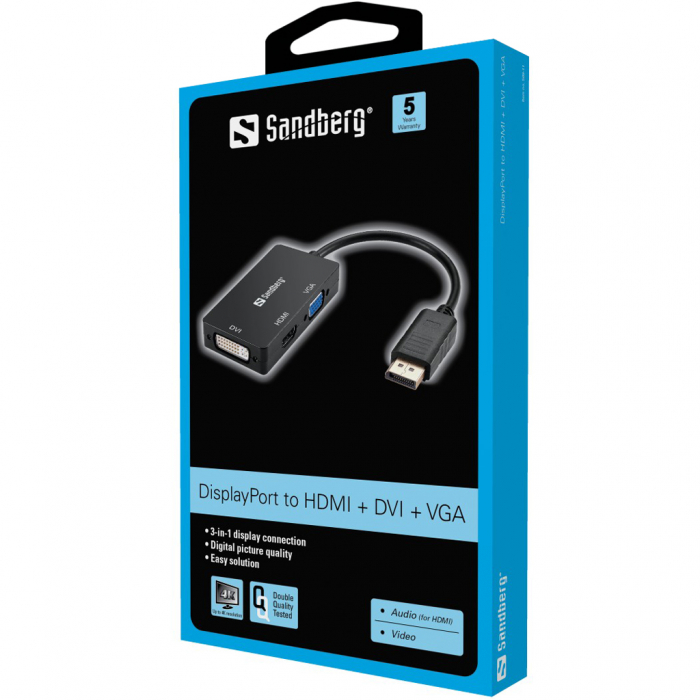 Adaptor DisplayPort  > HDMI+DVI+VGA [2]