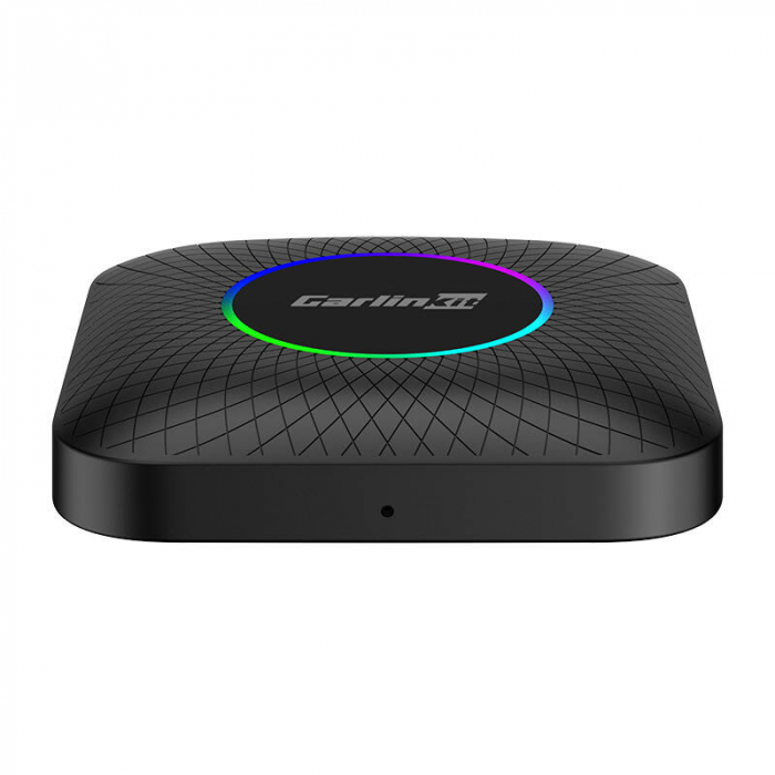 Adaptor Carlinkit TBOX PLUS LED, Android complet 4G/64G, Apple CarPlay & Android Auto wireless, pentru ecran mașină, negru [5]