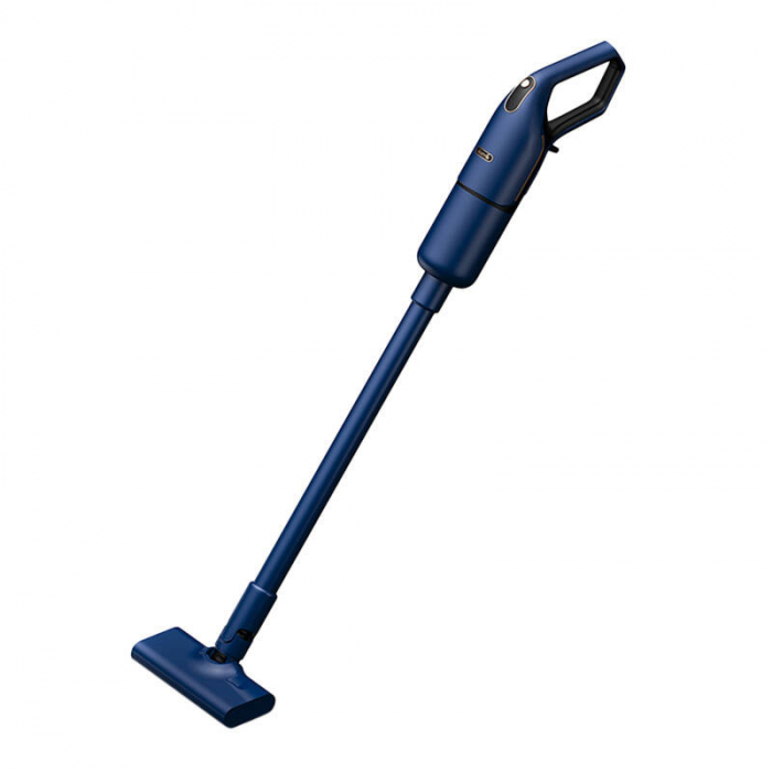 Aspirator vertical 2-în-1 Deerma DX1000W – 600W, 16.000 Pa, Filtru HEPA, 3 perii, Silențios, Albastru [2]
