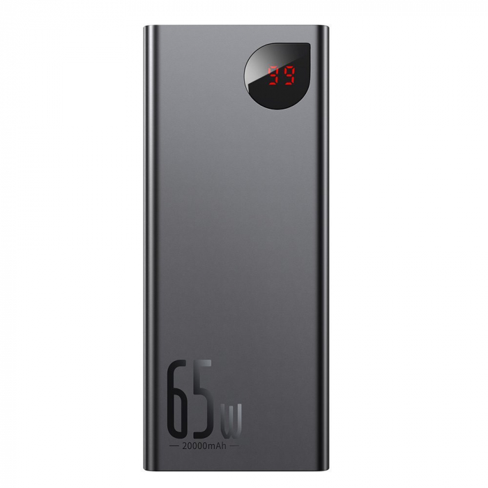 Baseus Adaman powerbank 2x USB / 1x USB Type C / 1x micro USB 20000mAh 65W Quick Charge 4.0 Power Delivery black (PPIMDA-D01) [3]