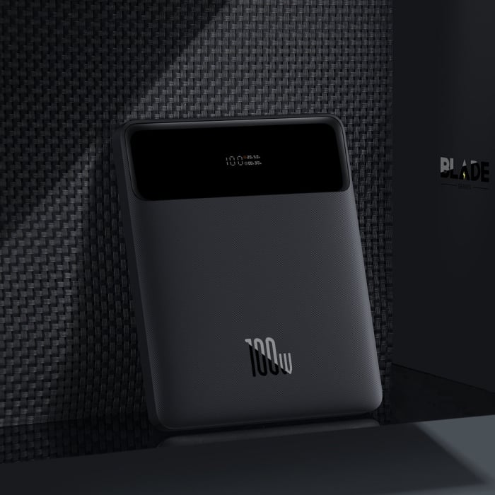 Baseus Blade Ultrathin Power Bank 100W 20000mAh Black PD QC SCP FCP (PPDGL-01) [10]
