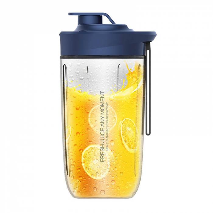 Blender Portabil Deerma NU06, 400ml, 140W, Lame Inox, Reîncărcabil USB [3]