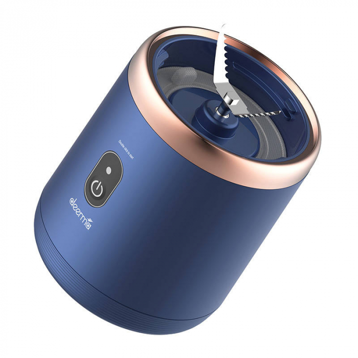 Blender Portabil Deerma NU06, 400ml, 140W, Lame Inox, Reîncărcabil USB [5]