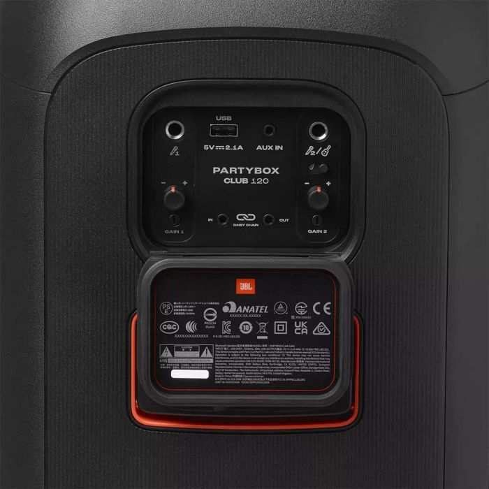 Boxa portabila JBL PartyBox Club 120, 160W, Bluetooth, negru [3]