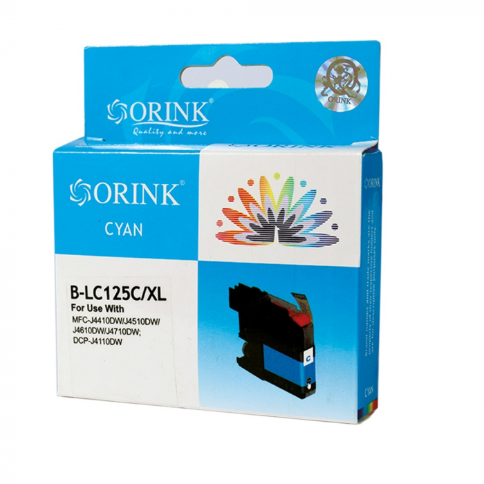 Brother LC125XL ink cartridge cyan, ORINK [1]