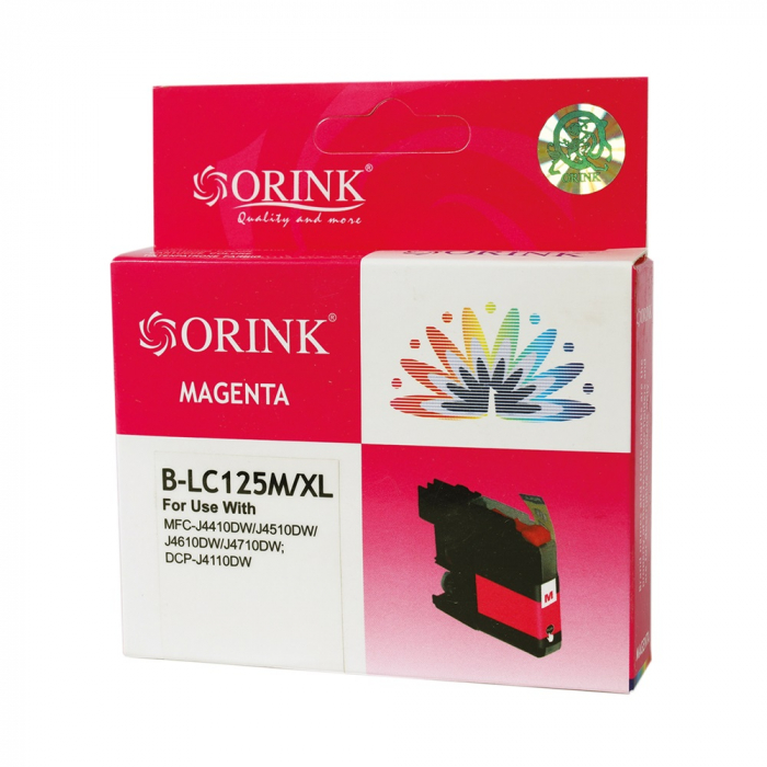 Brother LC125XL ink cartridge magenta ORINK [1]