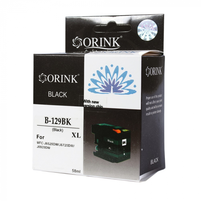 Brother LC129XL ink cartridge black, ORINK [1]