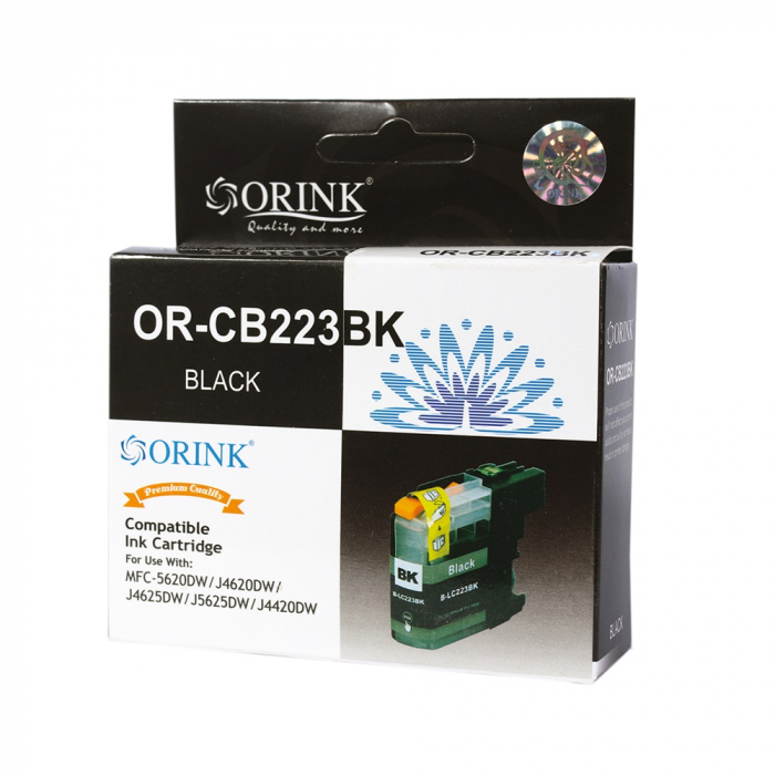 Brother LC223XL ink cartridge black, ORINK [1]