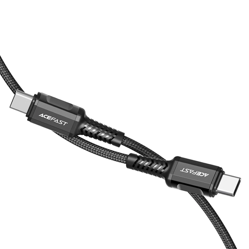 Cablu de date Acefast C1-03 USB-C - USB-C PD QC 60W 3A 480Mb/s 1.2m - negru [2]