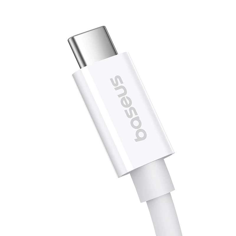 Cablu de date Baseus CB000066 USB-C - USB-C 240W PD 8K 60Hz 1m - alb [6]