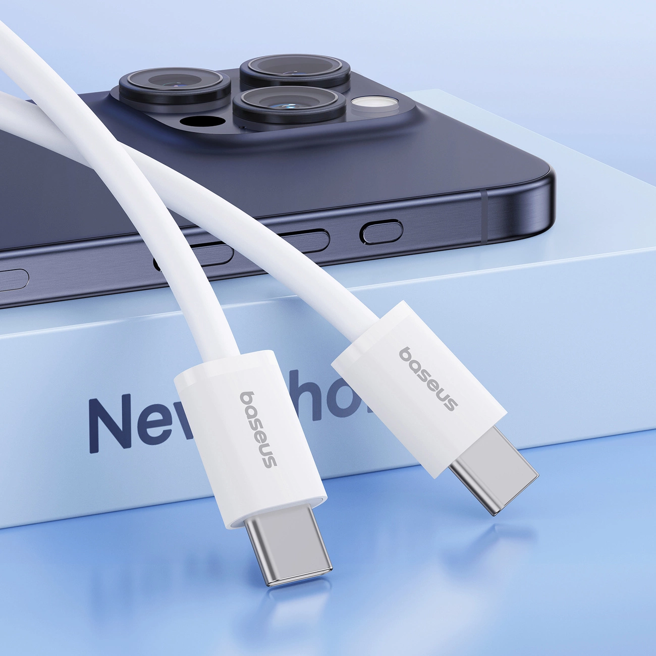 Cablu de date Baseus Superior Series ll USB-C - USB-C 30W 480Mb/s 2m - alb [7]