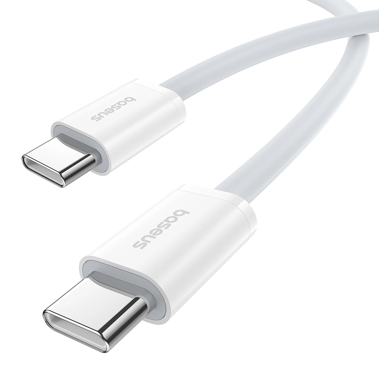 Cablu de date Baseus Superior Series ll USB-C - USB-C 30W 480Mb/s 2m - alb [2]