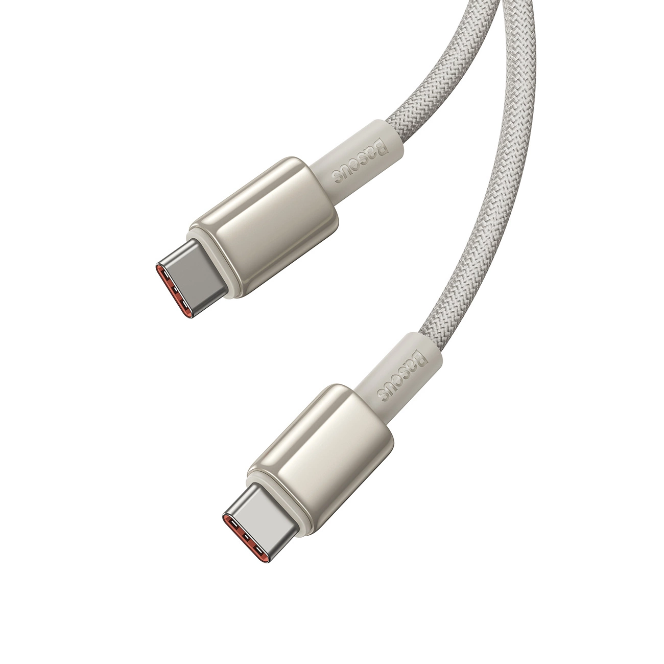 Cablu de date Baseus Tungsten Gold USB-C / USB-C cable 100W 1m - auriu [4]
