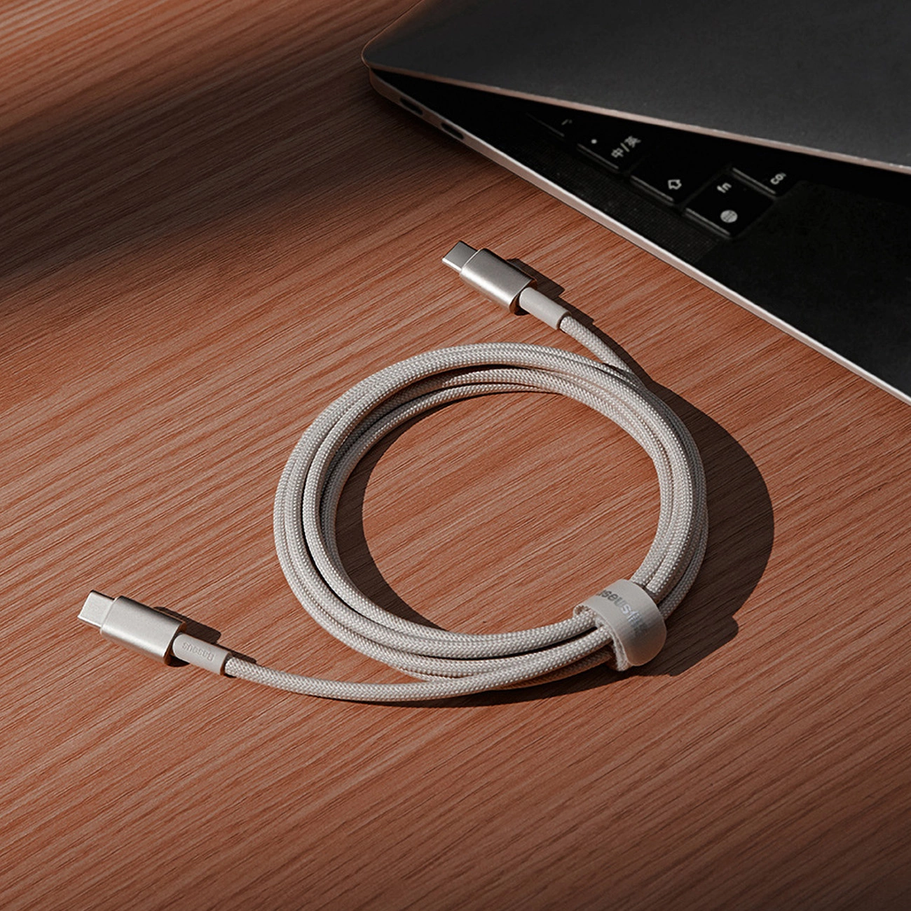 Cablu de date Baseus Tungsten Gold USB-C / USB-C cable 100W 1m - auriu [5]
